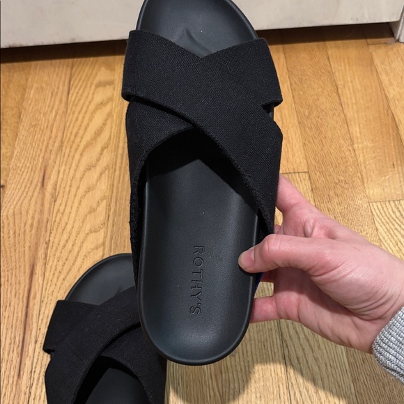 ROTHY’S The Weekend Slide criss cross sandals - Picture 4 of 6